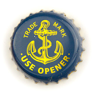 Anchor navy crown cap