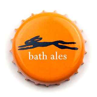 Bath Ales orange crown cap
