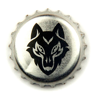 Black Wolf Brewery crown cap