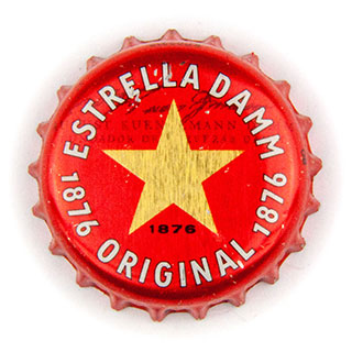 Estrella Damm 2019 crown cap