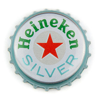 Heineken silver crown cap
