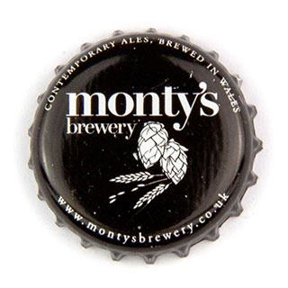 Monty's Brewery crown cap