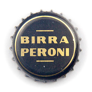 Peroni black crown cap