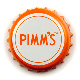 Pimm's orange crown cap
