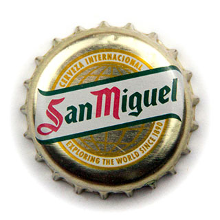 San Miguel crown cap