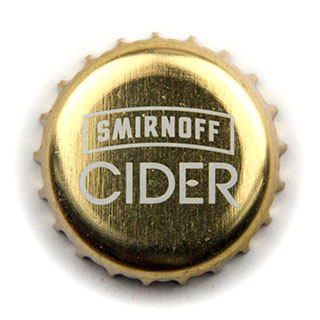 Smirnoff Cider crown cap