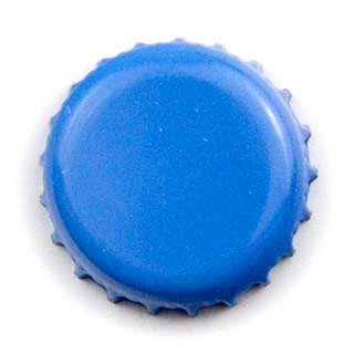 plain blue crown cap