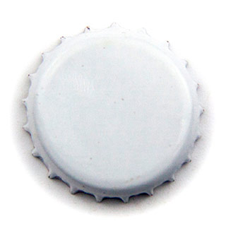 plain white crown cap